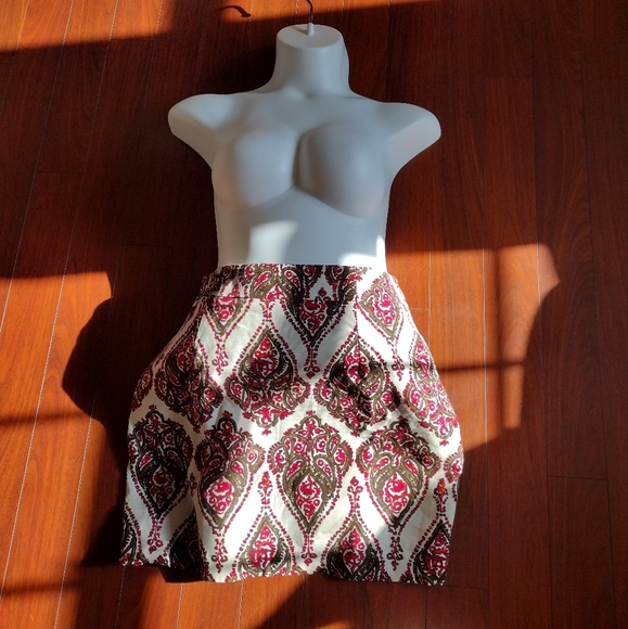 Merona Red A Line Skirt Sz 16 NWOT - Picture 5 of 8